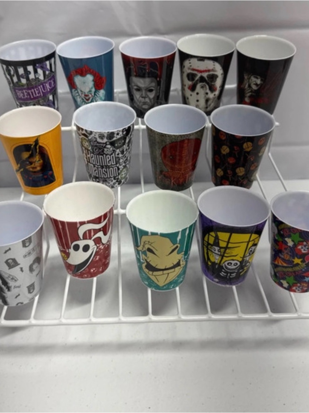 Novelty Halloween Shot Glass Set - Multicolor Party Cups -